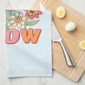 Fehler helfen uns zu wachsen | Spielende Blumenmot Geschirrtuch (Viertel Falte)