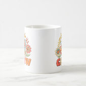 Fehler helfen uns zu wachsen - spielerisches, flor kaffeetasse (Mittel)