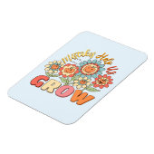 Fehler helfen uns zu wachsen - spielerisches, flor magnet (Linke Seite)