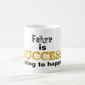 Fehler ist Erfolg Gewartet Kaffeetasse (Mittel)