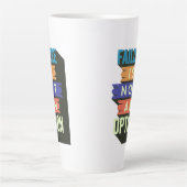 Fehler ist keine Option Milchtasse (Vorderseite)