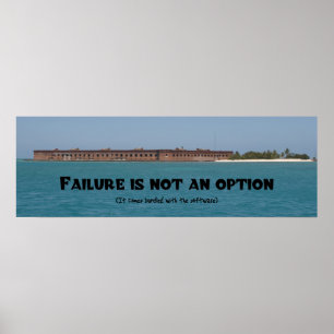 Fehler ist keine Option Poster