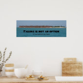 Fehler ist keine Option Poster (Küche)