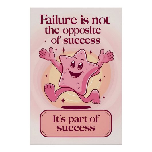 Fehler ist nicht das Gegenteil von Erfolgspaket Poster (Vorderseite)
