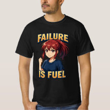 FEHLER IST TREIBSTOFF-Anime-Girl-Shirt