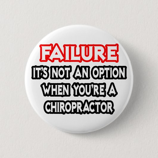 Fehler...Keine Option..Chiropraktor Button (Vorderseite)