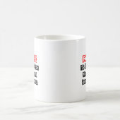 Fehler...Keine Option...Physik Lehrer Kaffeetasse (Mittel)