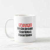 Fehler...Keine Option...Physik Lehrer Kaffeetasse (Links)