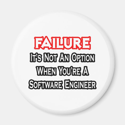 Fehler...Keine Option...Software Engineer Magnet (Vorne)