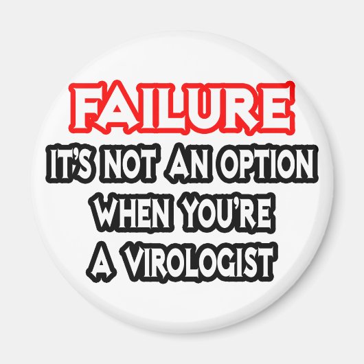 Fehler...Keine Option...Virologe Magnet (Vorne)