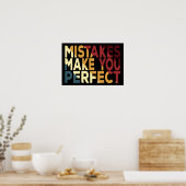 Fehler machen Sie perfekt Poster (Küche)