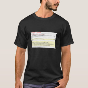Fehler 'Objekt Nicht Auf Eine Objektinstanz Festge T-Shirt
