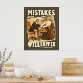 Fehler passieren Poster (Küche)