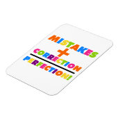 Fehler Plus Korrektur ist perfekt Magnet (Linke Seite)