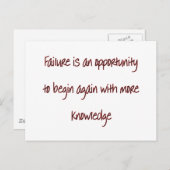 Fehler Postkarte (Vorne/Hinten)