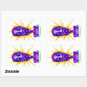 Fehler Rechteckiger Aufkleber (Blatt)