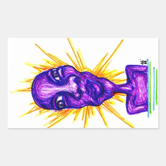 Fehler Rechteckiger Aufkleber (Vorderseite)