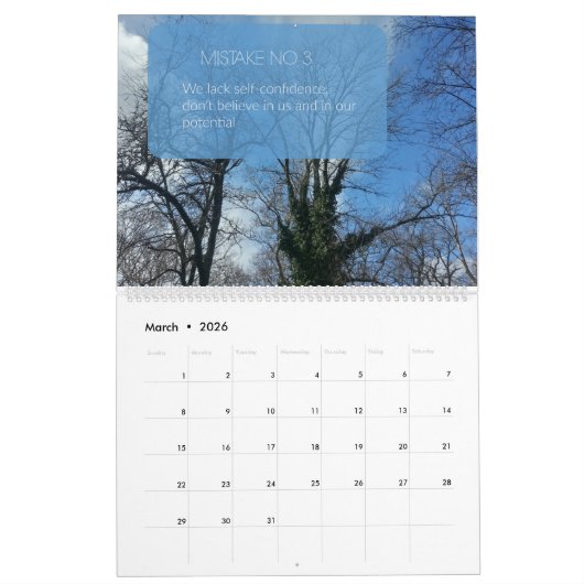 Fehler sind Beste Lehrer 2018 Inspiration Kalender (Mär 2026)