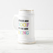 Fehler sind Beweis, den Sie versuchen Bierglas (Vorderseite Links)