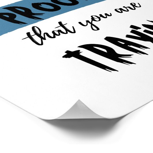 Fehler sind der Beweis, dass du versuchst Poster (Ecke)