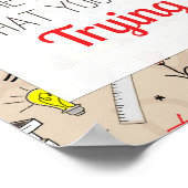 Fehler sind der Beweis, dass Sie versuchen - Poste Poster (Ecke)