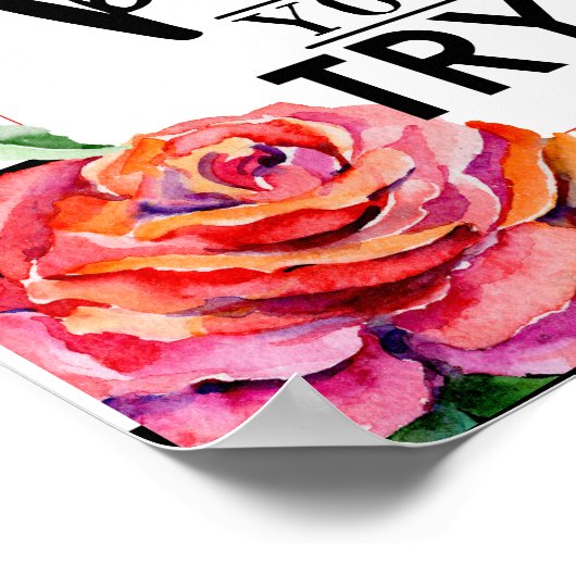 Fehler sind der Beweis, dass Sie versuchen, Rote R Poster (Ecke)