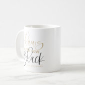 Fehler sind die neue schwarze Tasse (Vorderseite Links)