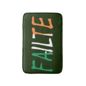 Fehler überlagert auf irischer Flagge Badematte (Vorderseite Vertikal)