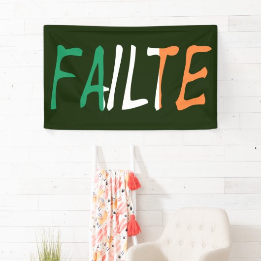 Fehler überlagert auf irischer Flagge Banner (Insitu)