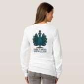 Fehler und Blume T-Shirt (Schwarz voll)