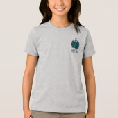 Fehler und Blume Tri-Blend Shirt (Vorderseite)