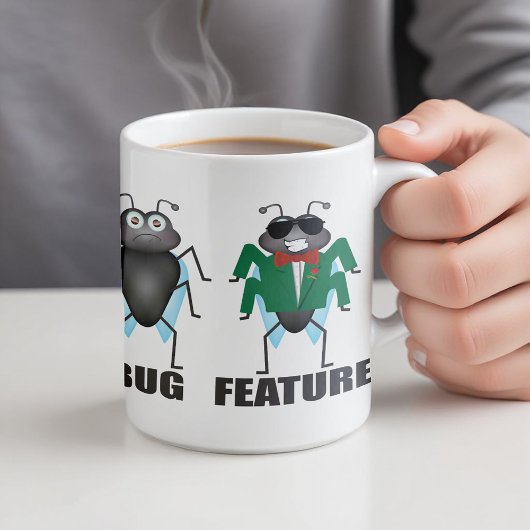 Fehler vs Funktion Kaffeetasse