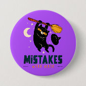 Fehler wurden Halloween Button gemacht - lustig (Vorderseite)