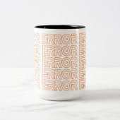 Fehler Zweifarbige Tasse (Mittel)
