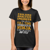 Fehleranalysetechniker T-Shirt (Vorderseite)