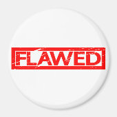 Fehlerhafte Briefmarke Magnet (Vorne)