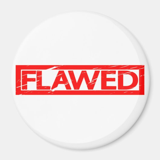 Fehlerhafte Briefmarke Magnet (Vorne)