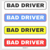 Fehlerhafte Fahrerzeichen Aufkleber (Blatt)