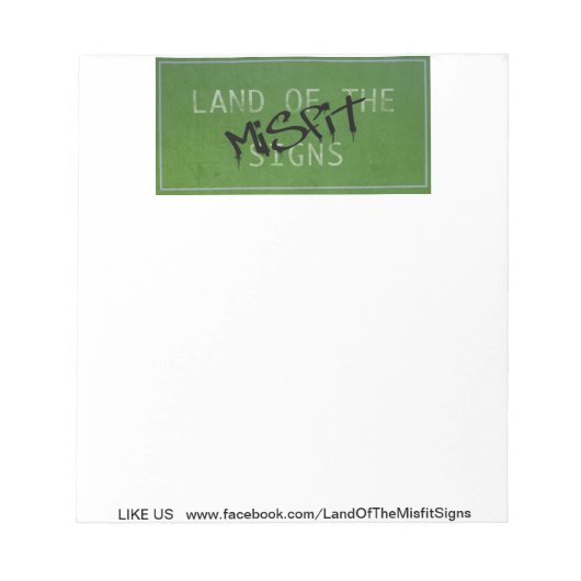 Fehlerhafte Notepad Notizblock (Vorderseite)