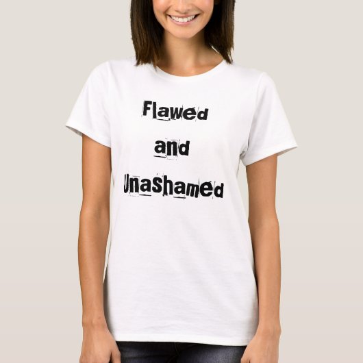 Fehlerhafter und beschämender T - Shirt (Vorderseite)