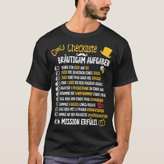 Fehlerliste T-Shirt (Vorderseite)