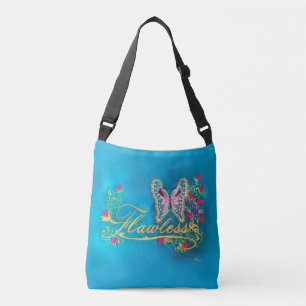 Fehlerlos als Schmetterling Crossbody Tasche