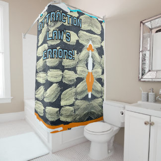 FEHLERSCHEIDUNGSKURTAIN DES ATTRAKTIONSGESETZES DUSCHVORHANG