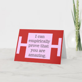 Fehlerspanne - Funny Nerdy Valentine Card Feiertagskarte