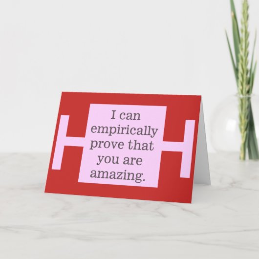 Fehlerspanne - Funny Nerdy Valentine Card Feiertagskarte (Vorderseite)