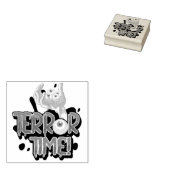 Fehlerzeit mit Hand und Auge Gummistempel (Stempel)