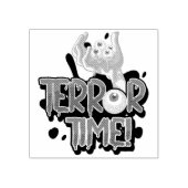 Fehlerzeit mit Hand und Auge Gummistempel (Prägung)