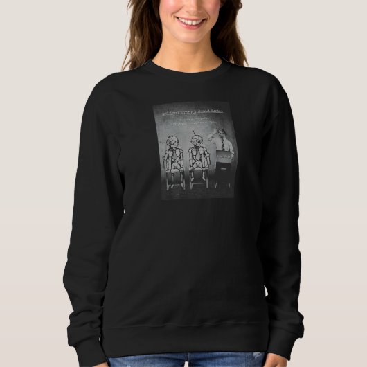 Fehlfunktionierender Roboter Hunter Sweatshirt (Vorderseite)