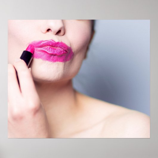 Fehlgebranntes Lipstick-Poster 1 Poster (Vorne)