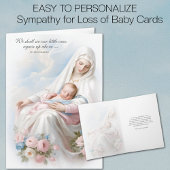 Fehlgeburt der religiösen Schwangerschaft Beileid Karte